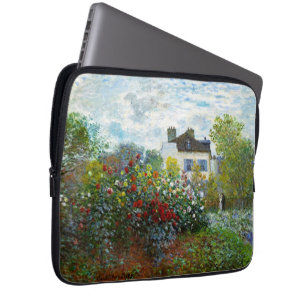 Romantischer Frühling Hochzeit Vintag Monet Garden Laptopschutzhülle