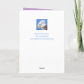 Romantischer Funny Goose-Jahrestag Karte (Rückseite)