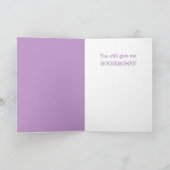 Romantischer Funny Goose-Jahrestag Karte (Innenseite)