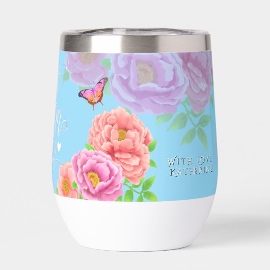 Romantischer Garten: Beste Mama (Rückseite)