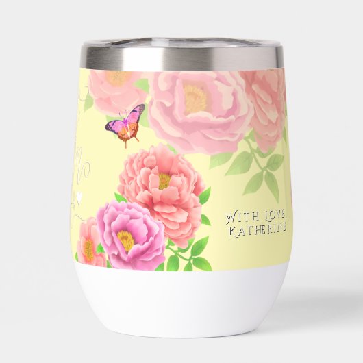 Romantischer Garten: Beste Mama (Rückseite)