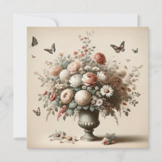 Romantischer Garten Bliss zum Geburtstag Einladung