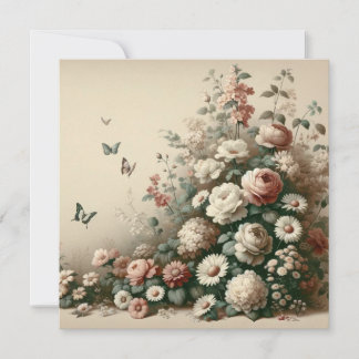 Romantischer Garten Bliss zum Geburtstag Einladung