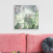 Romantischer Garten - eingewickelte Leinwand (Insitu (Wohnzimmer))