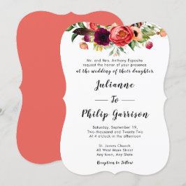 Romantischer Garten - Einladung zur Hochzeit