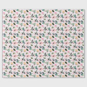 Romantischer Garten Geschenkpapier (Flach)