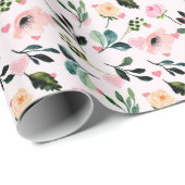 Romantischer Garten Geschenkpapier (Rolleneckpunkt)