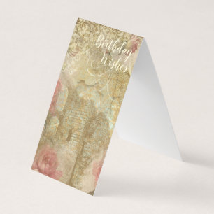 Romantischer Garten - Grußkarte