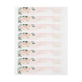 Romantischer Garten Peach Aquarell Hochzeit (Bogen)