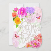 Romantischer Garten "Peonies Garden" Einladung (Vorderseite)