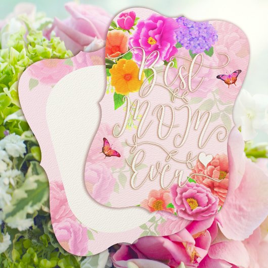 Romantischer Garten "Peonies Garden Pink Beste Mam Einladung