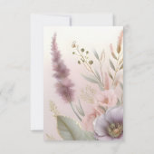 Romantischer Garten Save the Date (Rückseite)