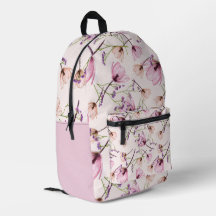 Romantischer Gartenblüten-Rucksack