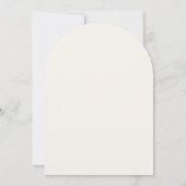 Romantischer Gartenbogen-Hochzeitseinladung – Eleg Einladung (Rückseite)