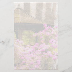 Romantischer Gazebo Briefpapier
