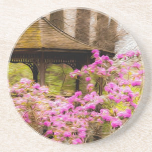 Romantischer Gazebo Getränkeuntersetzer