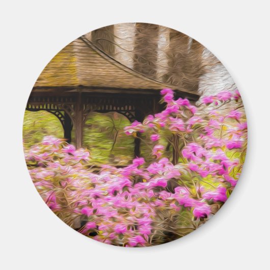 Romantischer Gazebo Magnet (Vorne)