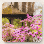 Romantischer Gazebo Untersetzer (Vorderseite)