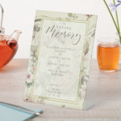 Romantischer Gedenktisch Vintag Sockelschild (In Situ)