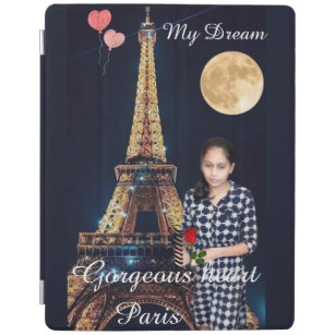 Romantischer Girl Eiffel Tower Dream iPad Hülle