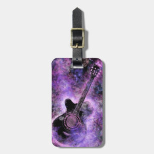 Romantischer Gitarrenmusiktag Gepäckanhänger
