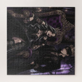 Romantischer Goth-König und -Königin | Dunkle Ästh Puzzle (Horizontal)
