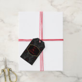Romantischer Goth Valentinstag Geschenkanhänger (Mit Garn)
