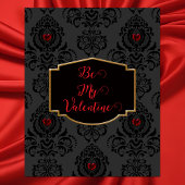 Romantischer Goth-Valentinstag  Karte