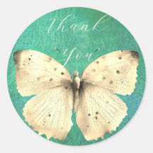 Romantischer grüner Schmetterling vielen Dank