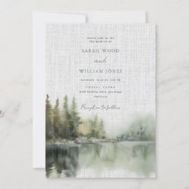 Romantischer Grünwald Einladung