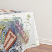 Romantischer Happy Ostersonnige Gruß Tischtuch Tischdecke (Beispiel)