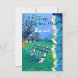 Romantischer Happy Valentine Sweeping Heart Waterc