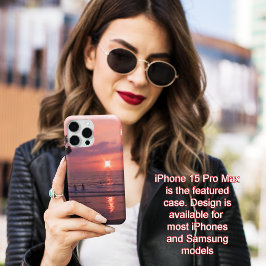 Romantischer hawaiianischer Sonnenuntergang iPhone 15 Pro Max Hülle