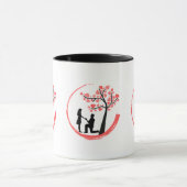 Romantischer Heiratsantrag-Moment Tasse (Zentrum)