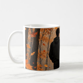 Romantischer Herbst-Paar-Becher | Herbstwald-Pärch Kaffeetasse