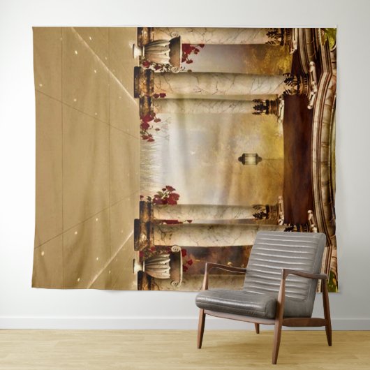 Romantischer Hintergrund Wandteppich (Beispiel (Horizontal))