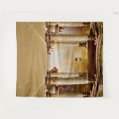 Romantischer Hintergrund Wandteppich (Vorderseite (Horizontal))