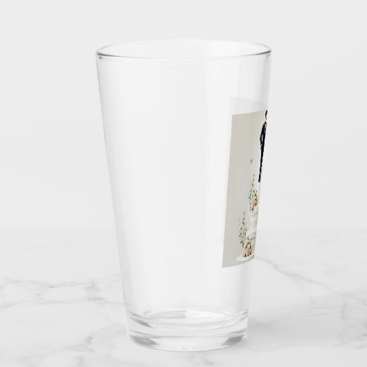 Romantischer Hochzeitstorte Glass Cup. Glas (Rechts)