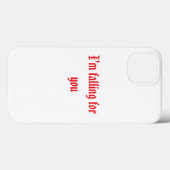 Romantischer iPhone-Fall "I'm Falling For You" Case-Mate iPhone Hülle (Rückseite (Horizontal))