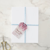 Romantischer Japanischer Rosa Kirschblossom Geschenkanhänger (Mit Garn)