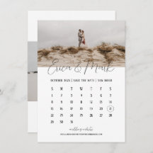 Romantischer Kalender Save the Date