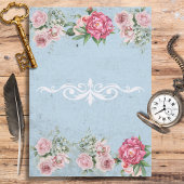 Romantischer klassischer Vintager Hintergrund Ephe Seidenpapier