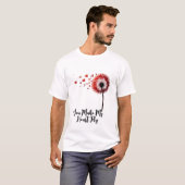 Romantischer Kronleuchter "Heart Fly" Design T-Shirt (Vorne ganz)