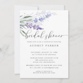 Romantischer Lavendel Brautparty Einladung (Vorderseite)