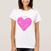 Romantischer Liebe Text T - Shirt (Vorderseite)