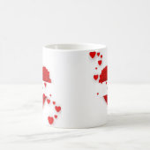 Romantischer Liebes-Herz-Kaffeebecher Kaffeetasse (Mittel)