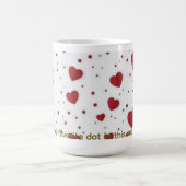 Romantischer Liebesbecher Kaffeetasse (Mittel)