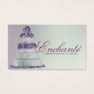 Romantischer Lila Hydrangea Hochzeitstorte