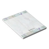 Romantischer Lila Lavendel Notizblock (angewinkelt)