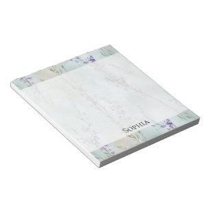 Romantischer Lila Lavendel Notizblock